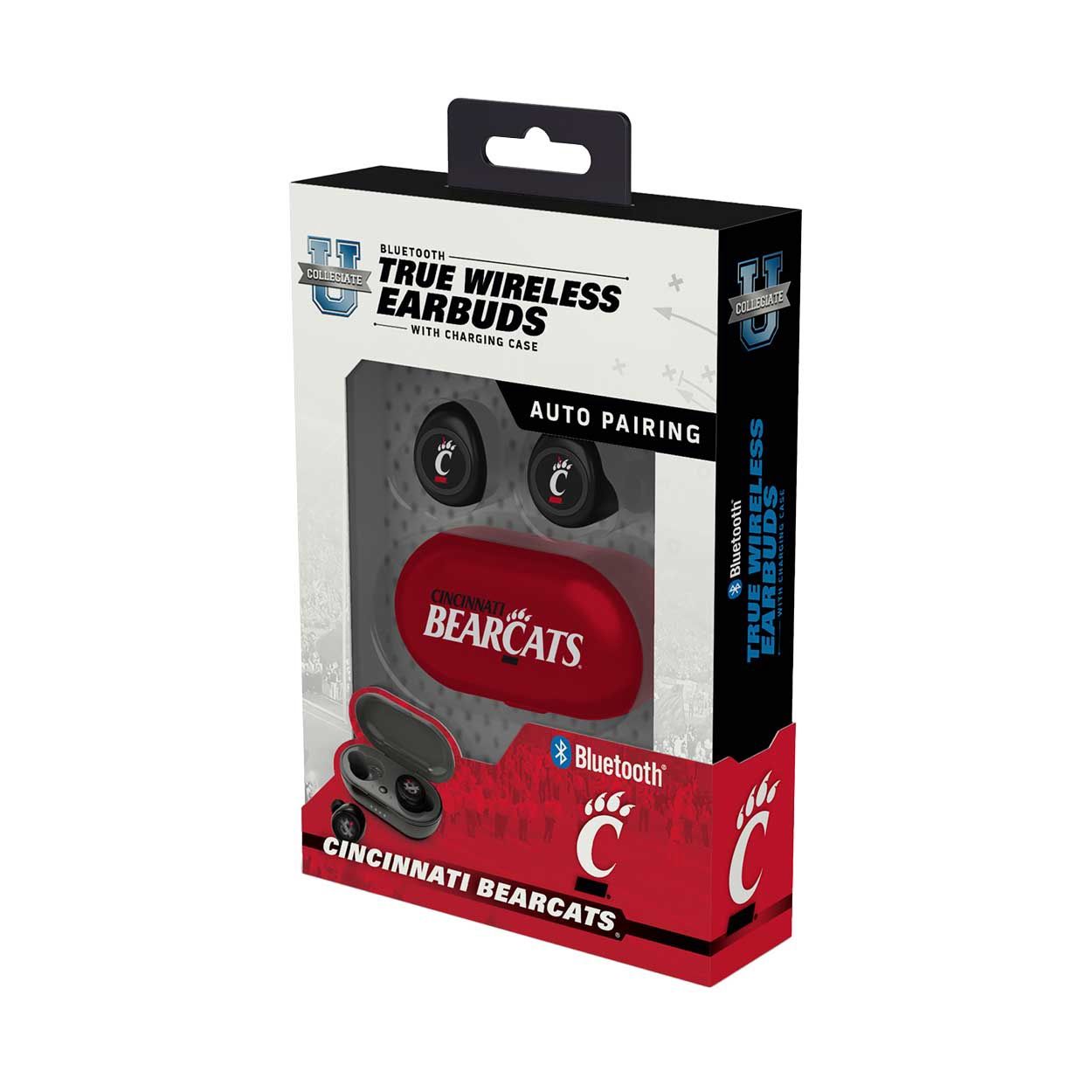 Prime Brands Cincinnati Wireless Earbuds w/ Charging Case