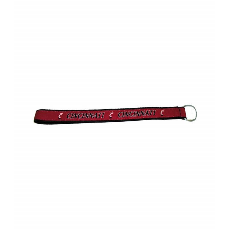 Red and Black Cincinnati Wristlet