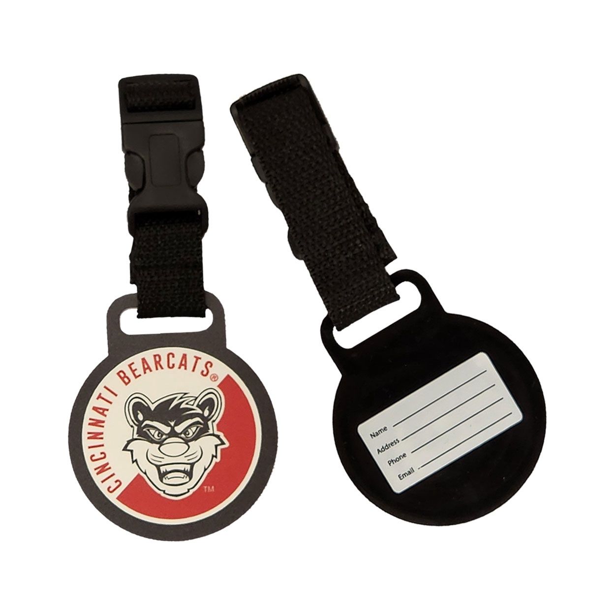 Spirit Cincinnati Bearcat Round Luggage Tag