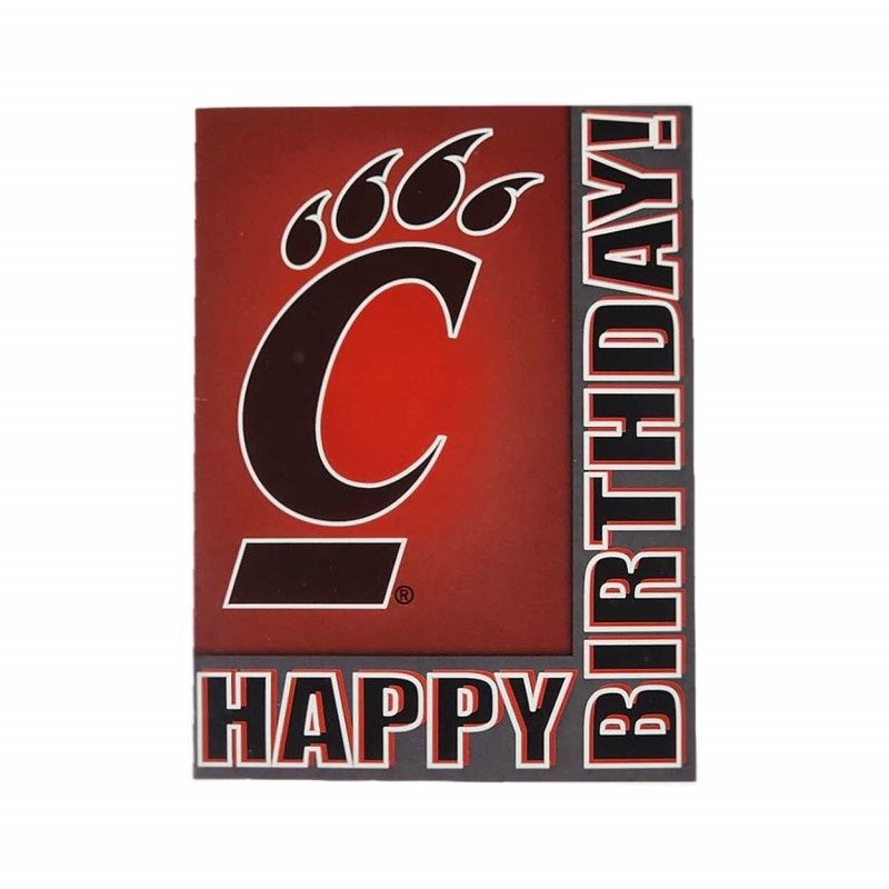 Fanatic Cincinnati Happy Birthday Card