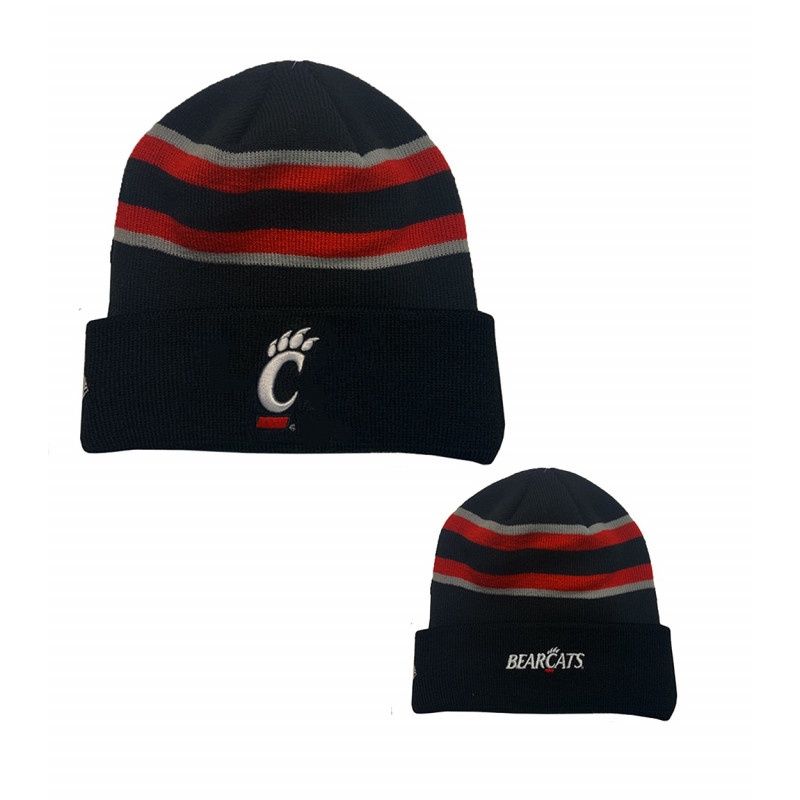 New Era Cincinnati Bearcats Striped Winter Hat
