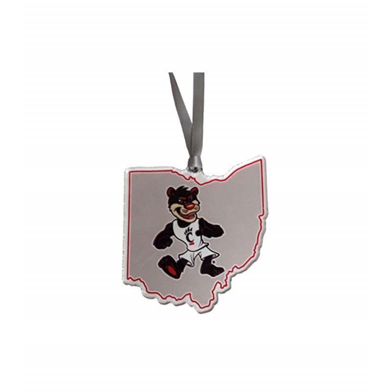 State of Ohio Cincinnati Bearcat Ornament