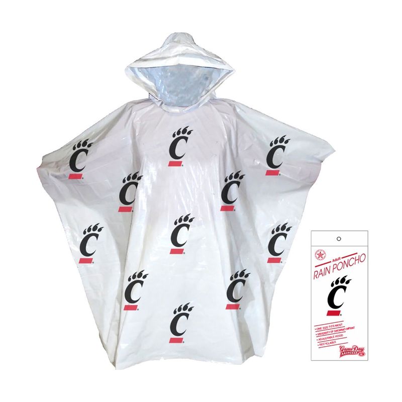 Storm Duds Cincinnati Poncho w/ Repeating C-Paw Logo