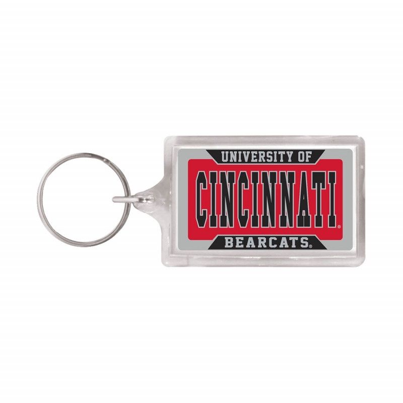 Univ of Cincinnati License Plate Keytag