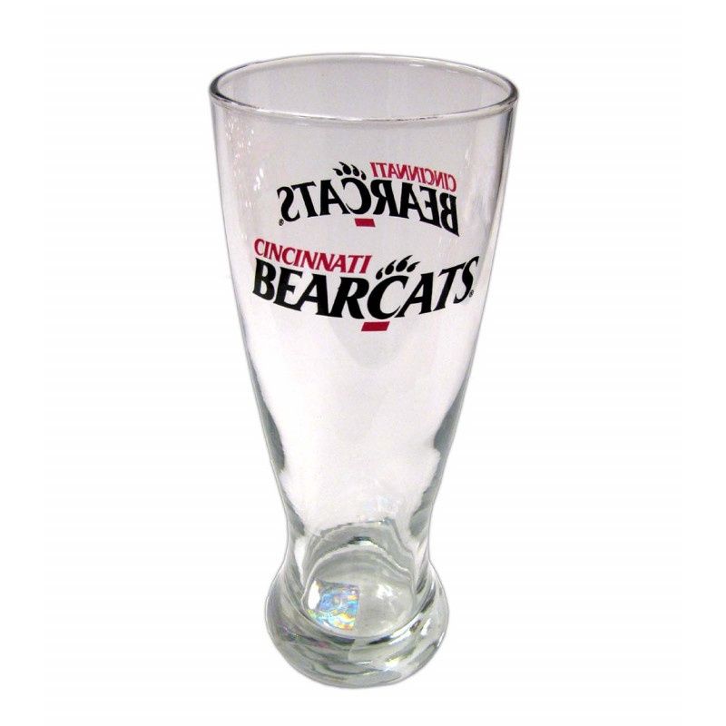 University of Cincinnati Bearcats Glass Pilsner