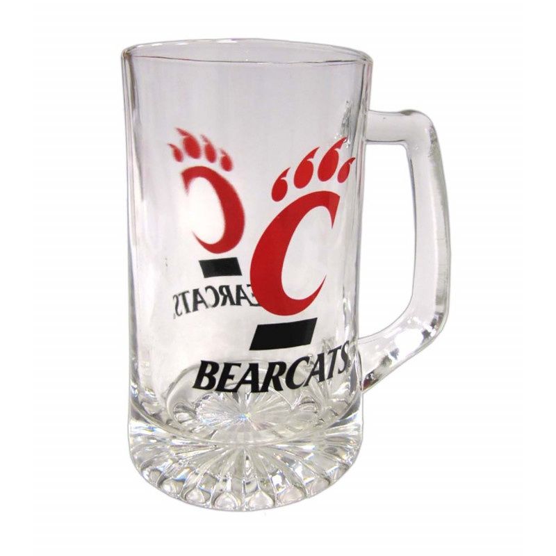 University of Cincinnati Bearcats 25oz Glass Tankard
