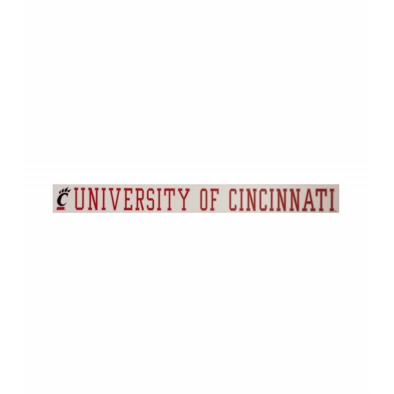 University of Cincinnati CDI Long Static Decal