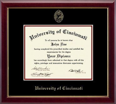 University of Cincinnati Gallery Diploma Frame 7