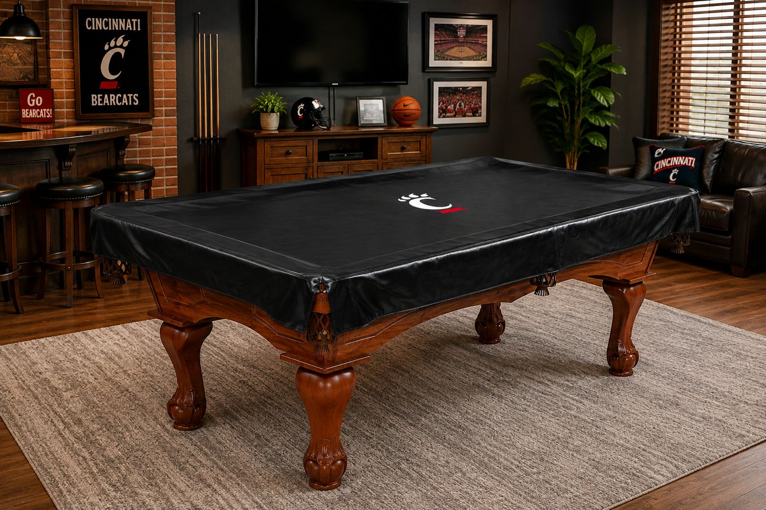 University of Cincinnati Pool Table Cover