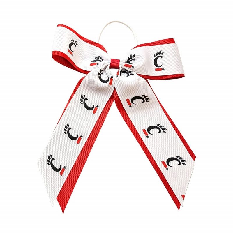 USA Bows C-Paw Logo Cheer Ribbon w/Built-in Hair Tie