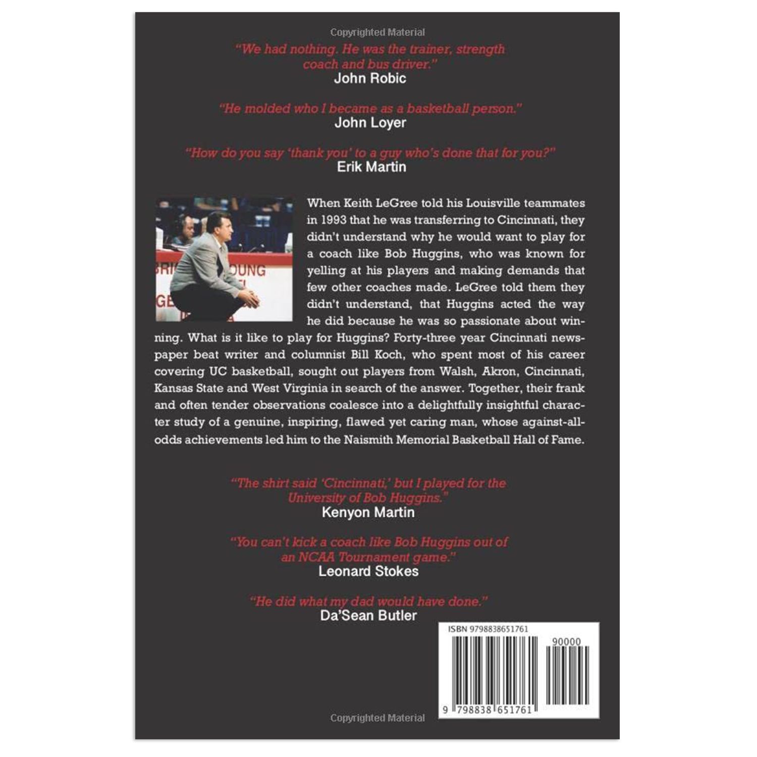 Huggs by Bill Koch - Cincinnati Bearcats Basketball Book