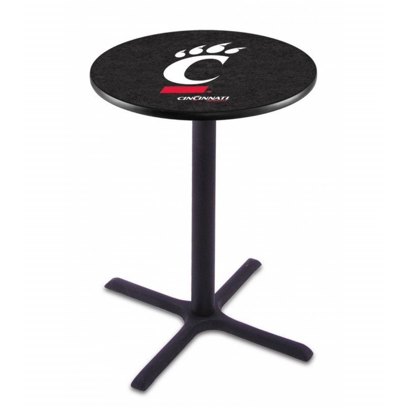 Holland University of Cincinnati Black Pub Table