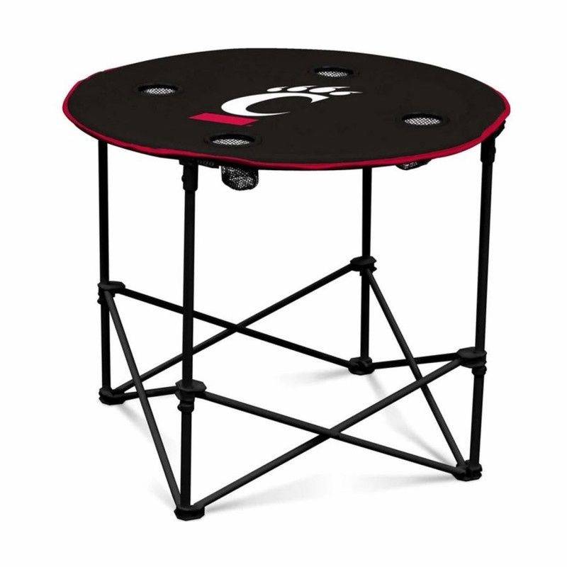 Logo Cincinnati Bearcats C-Paw Folding Round Table