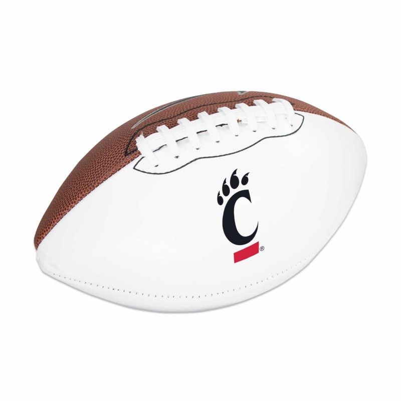 Nike Cincinnati Brown and White Autograph Football