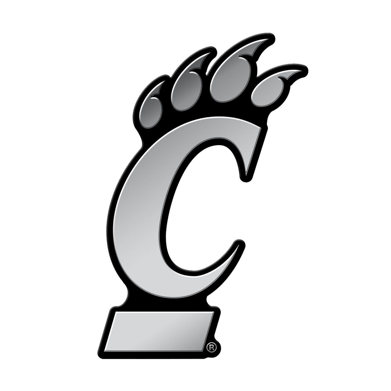 Rico Cincinnati C-Paw Silver Auto Emblem