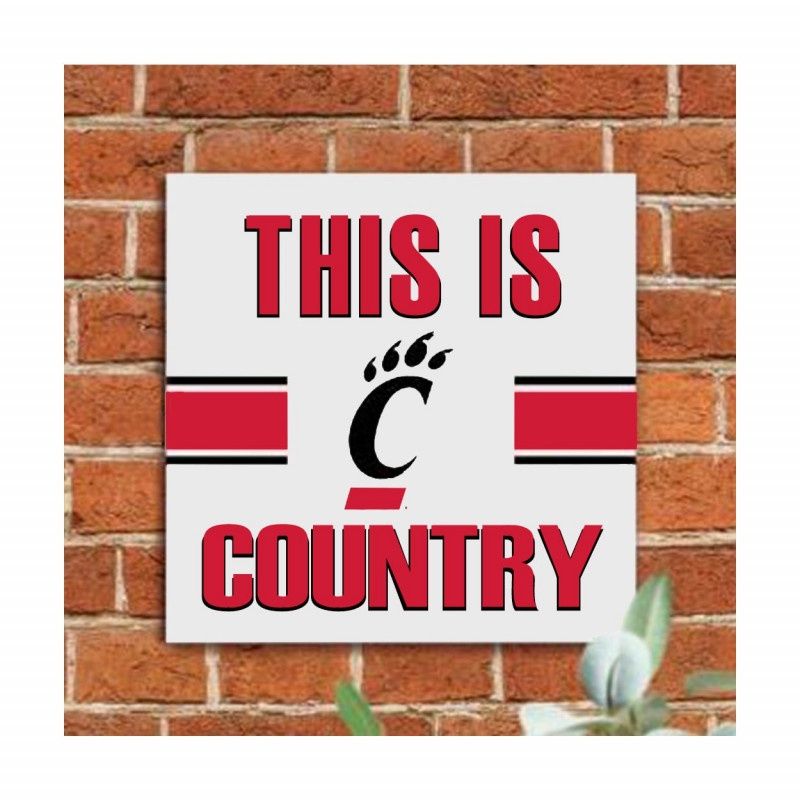 This Is Bearcat Country 19-3/4 x 19-3/4 Canvas Print