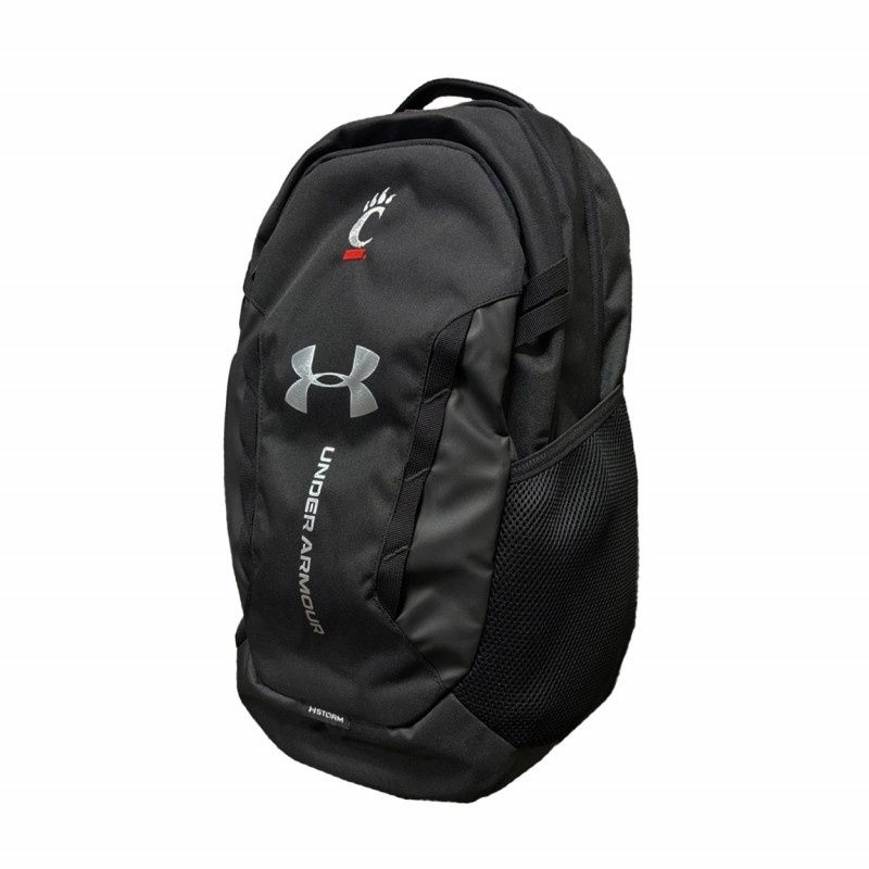 Under Armour Cincinnati Bearcats Hustle Backpack, Color: Black