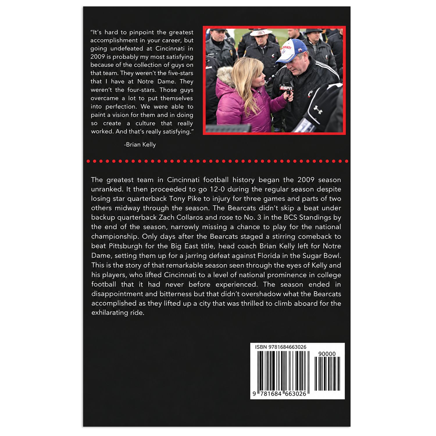 This Is What the Top Feels Like by Bill Koch - Cincinnati Bearcats Football Book