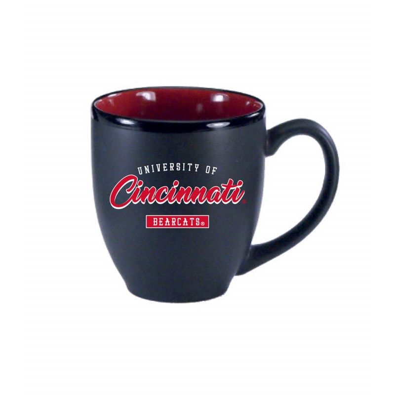 University of Cincinnati Bearcats Black 16oz Mug
