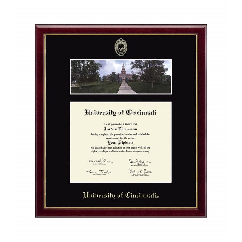 University of Cincinnati McMicken Scene Diploma Frame 2