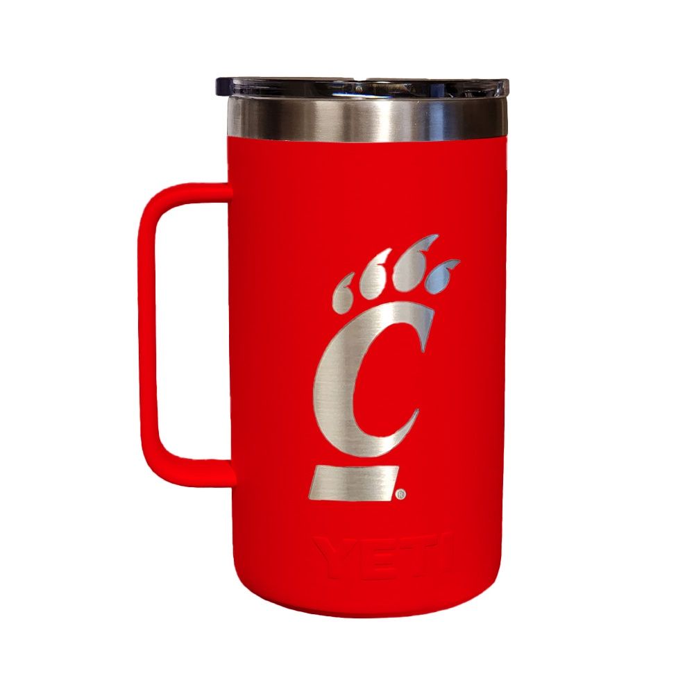 Yeti Cincinnati C-Paw Logo 24oz Stainless Steel Mug