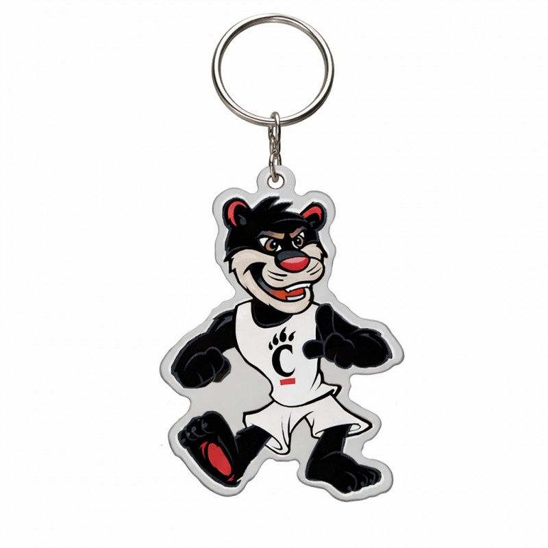 University of Cincinnati Bearcat Mascot Keytag