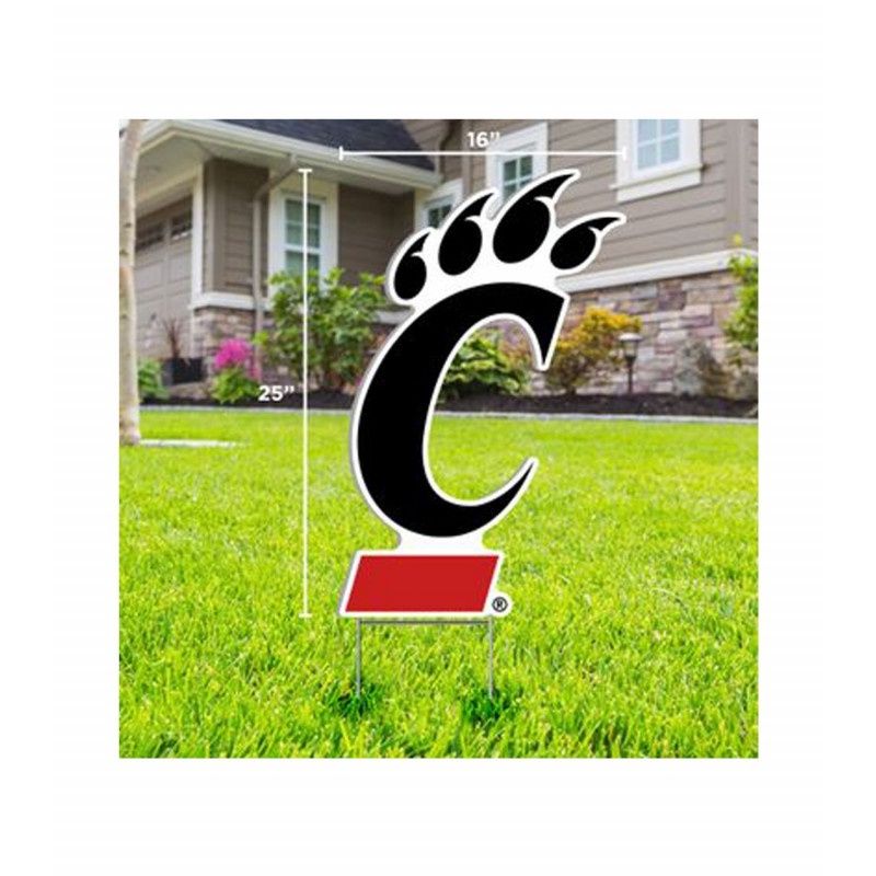 University of Cincinnati C-Paw Lawn Sign DS