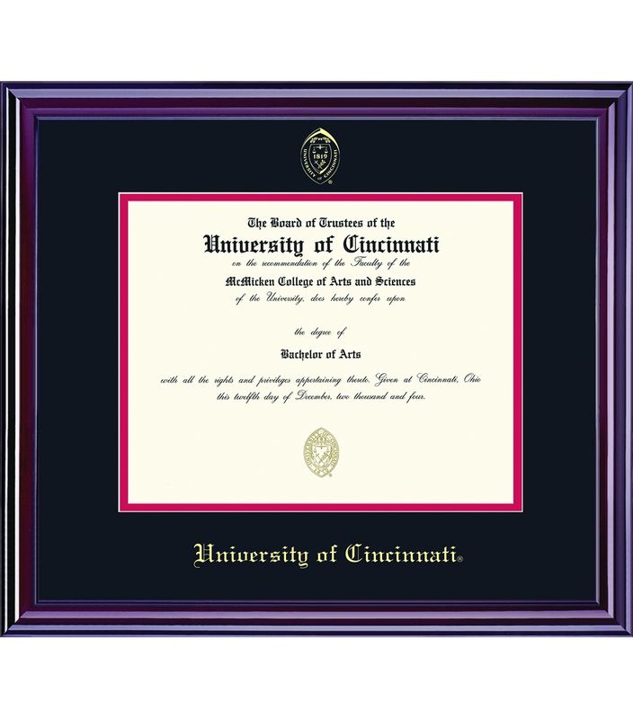 University of Cincinnati Elite Diploma Frame 11