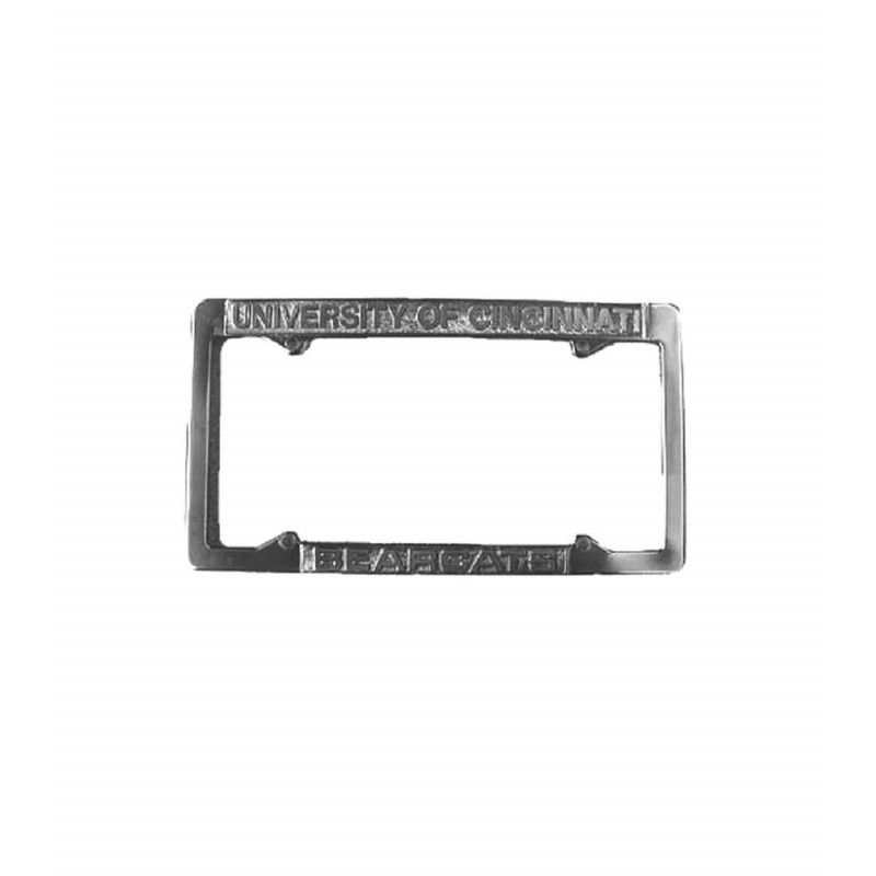 University of Cincinnati Pewter License Plate Frame