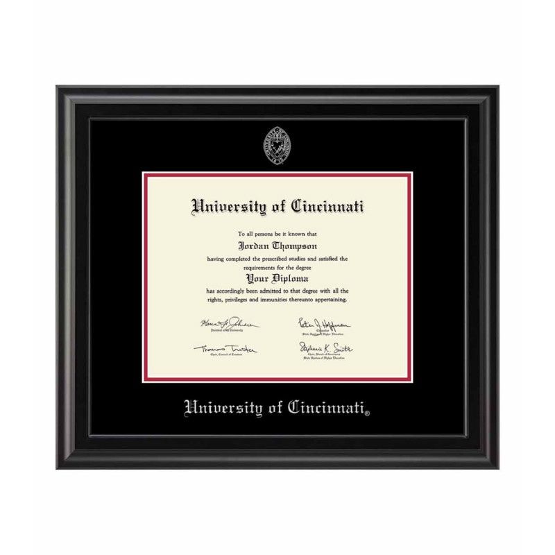 University of Cincinnati Midnight Diploma Frame 4