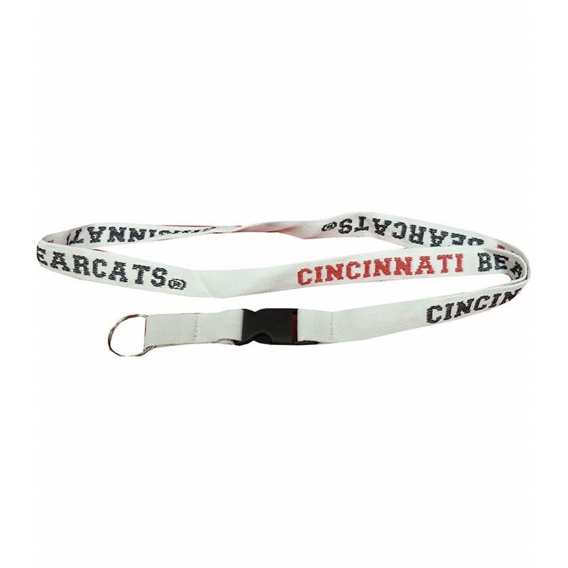 White Cincinnati Bearcats Lanyard