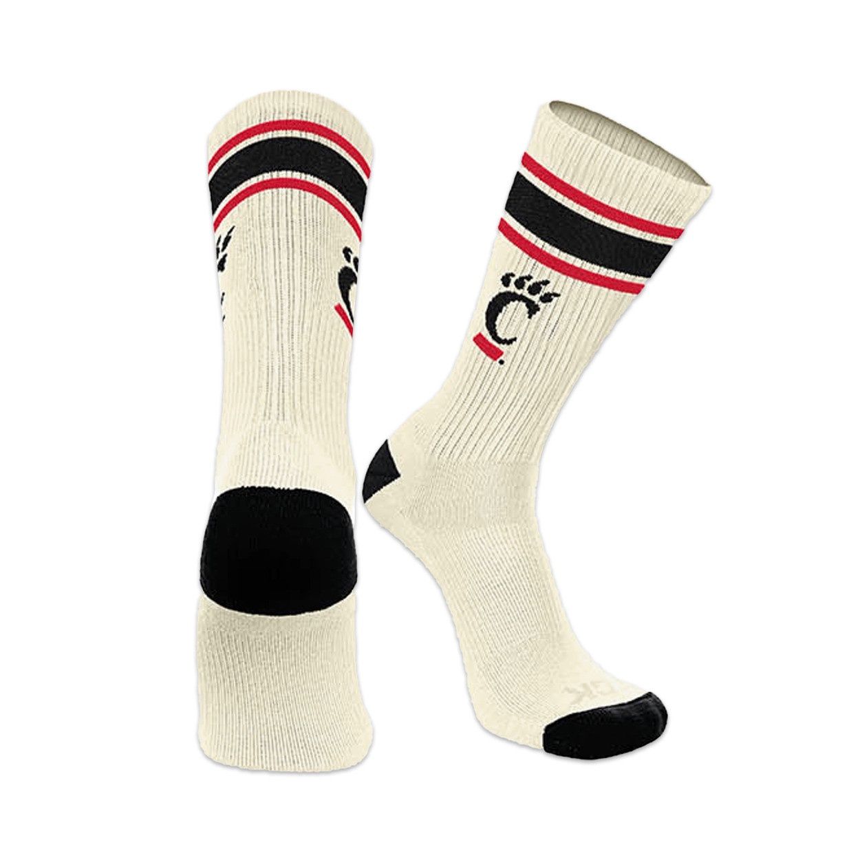 Cincinnati Bearcats Vintage C-Paw Socks, Size: M