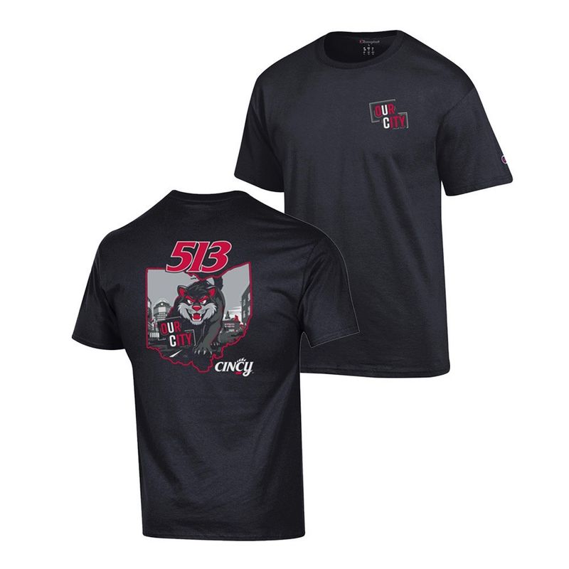 Cincinnati Bearcats Champion 513 Our City T-shirt