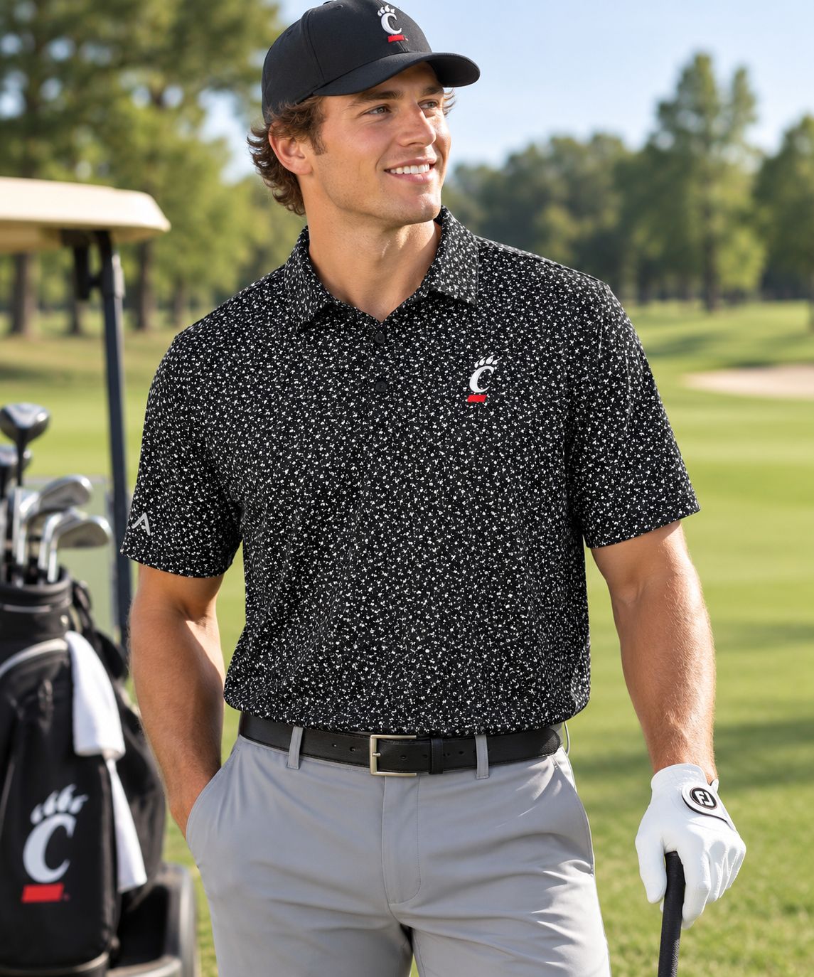 Antigua University of Cincinnati Bearcats Vigorous Polo
