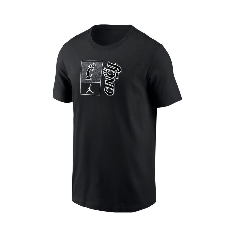 Cincinnati Bearcats Nike Jumpman C-Paw|Cincy Pattern T-shirt