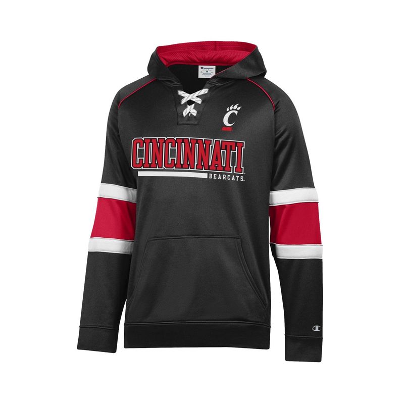 Black &amp; Red Hockey Hood