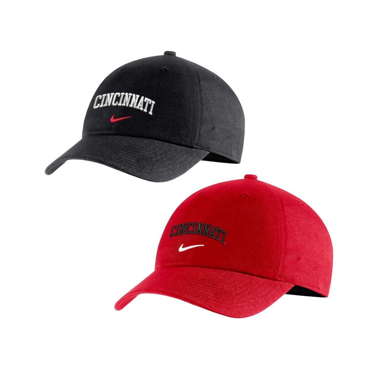 Nike Cincinnati Over Swoosh Heritage86 Cap, Color: BLACK