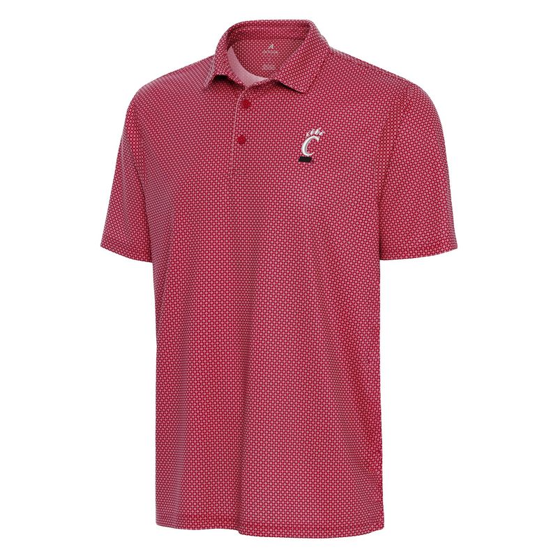 Trellis polo in red