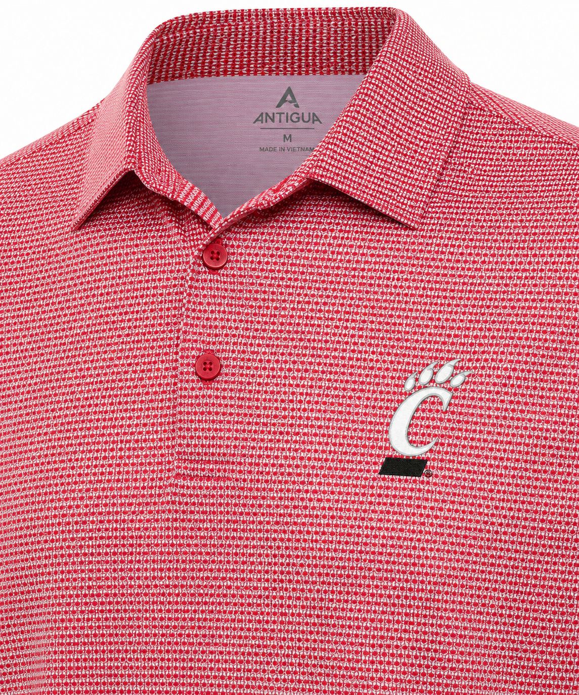 Antigua University of Cincinnati Bearcats Trellis Polo
