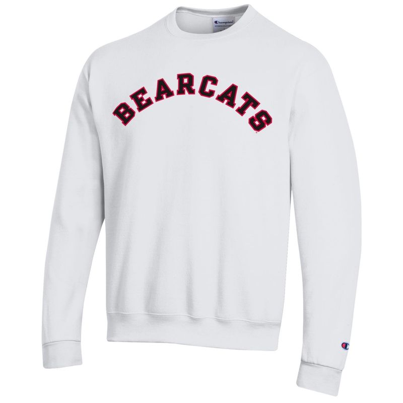 White Crew with Imprinted Arched Bearcats