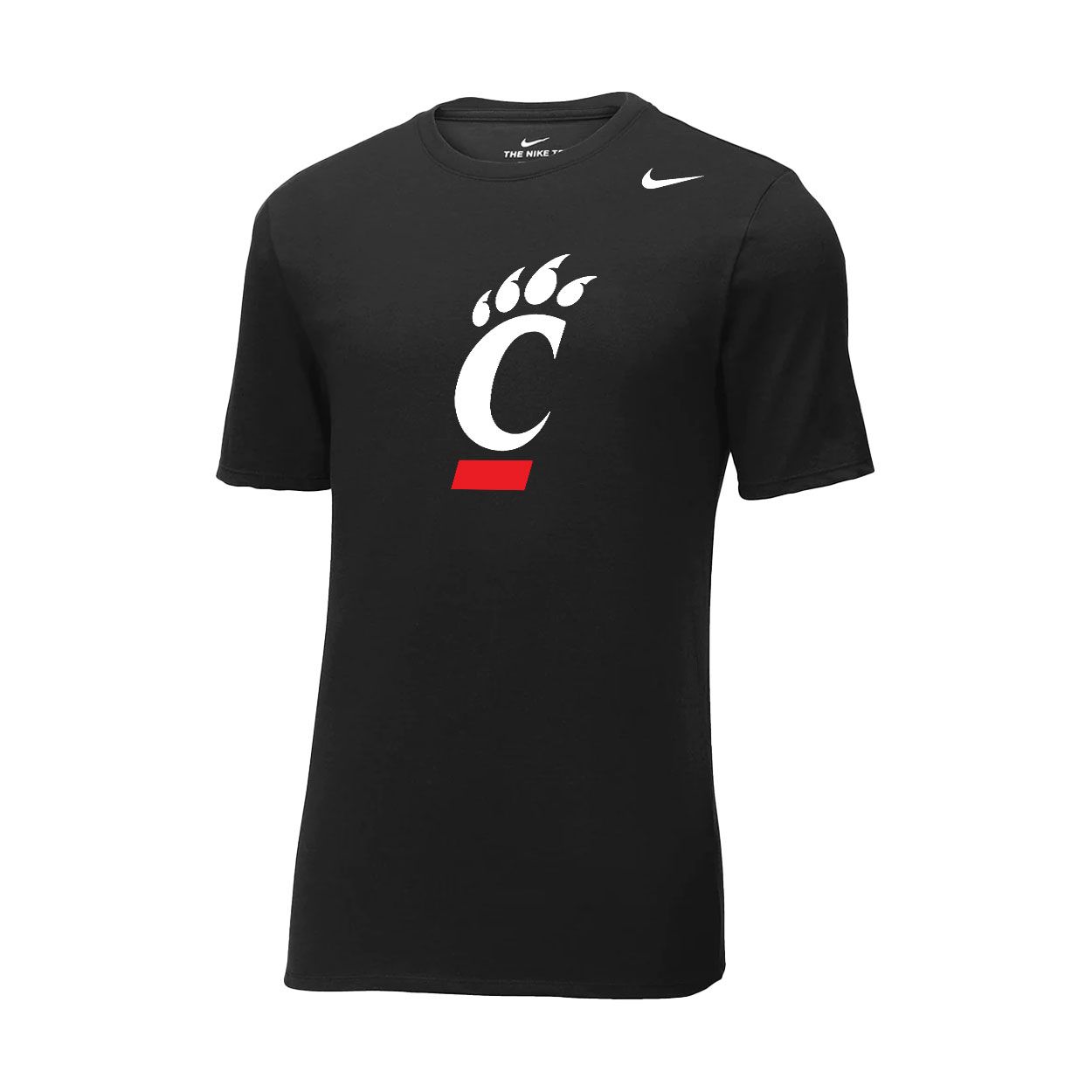 Cincinnati Bearcats Nike C-Paw T-shirt, Color: BLACK, Size: 2XL