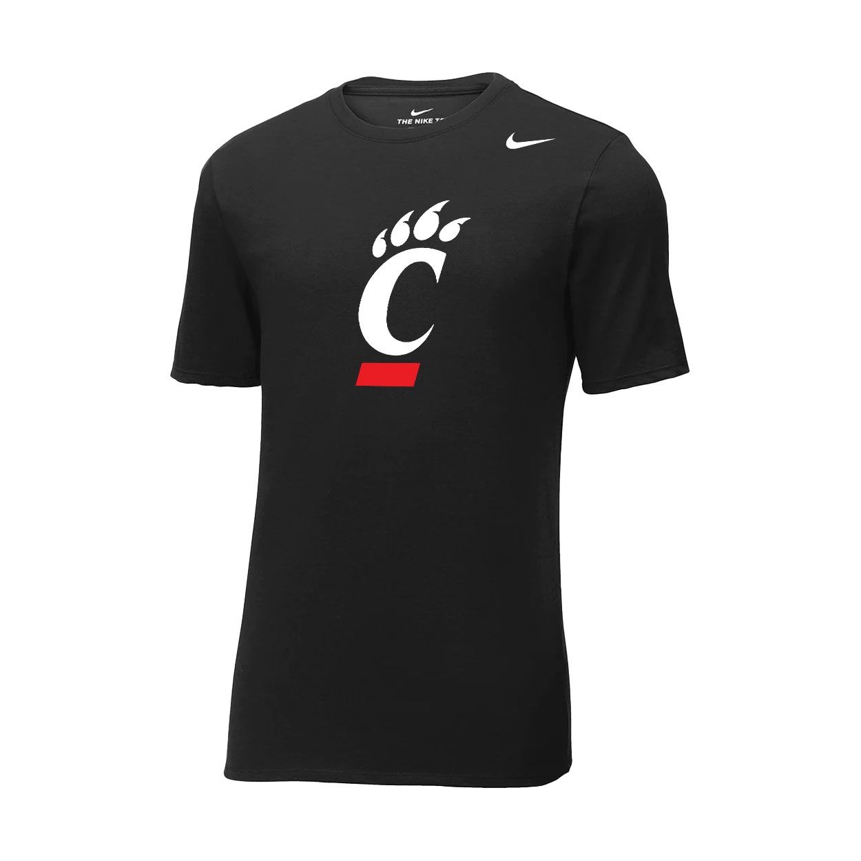 Cincinnati Bearcats Nike C-Paw T-shirt, Color: BLACK, Size: S