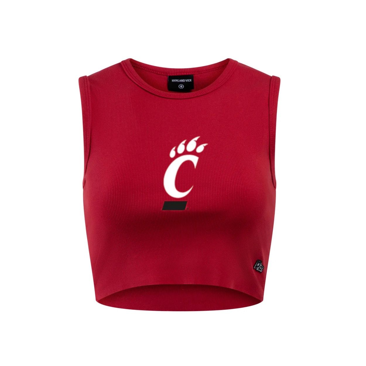 Hype and Vice Cincinnati Bearcats C-Paw Cutoff Tank