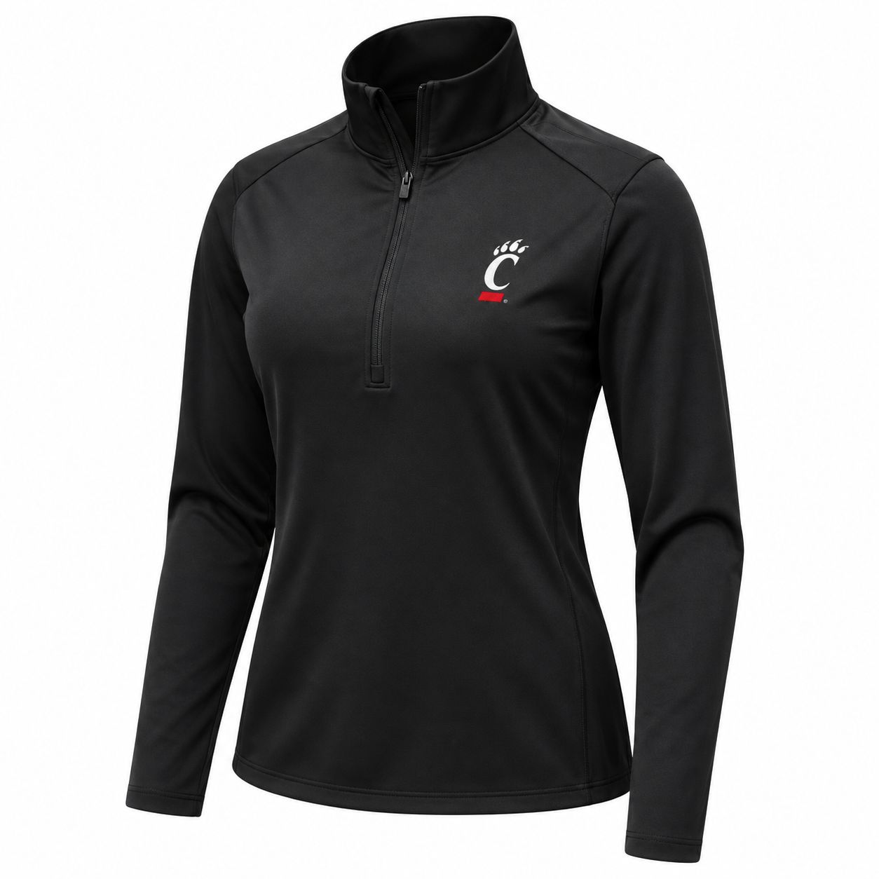 Antigua Women’s University of Cincinnati Bearcats Poly 1/4-Zip Pullover, Size: S