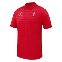 Red striped polo w/ Jordan