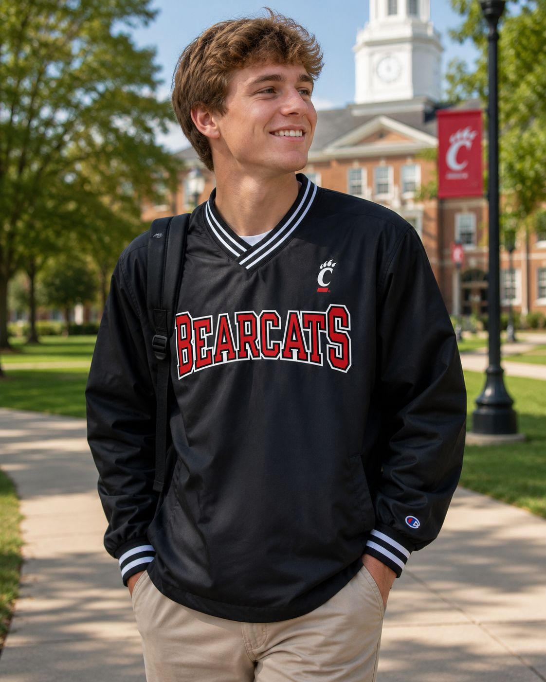 Champion Cincinnati Bearcats Black Scout Jacket