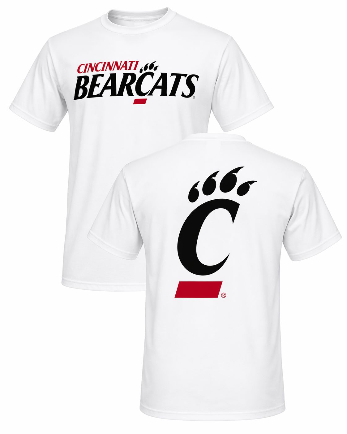 Cincinnati Bearcats Champion Logo &amp; C-Paw T-shirt