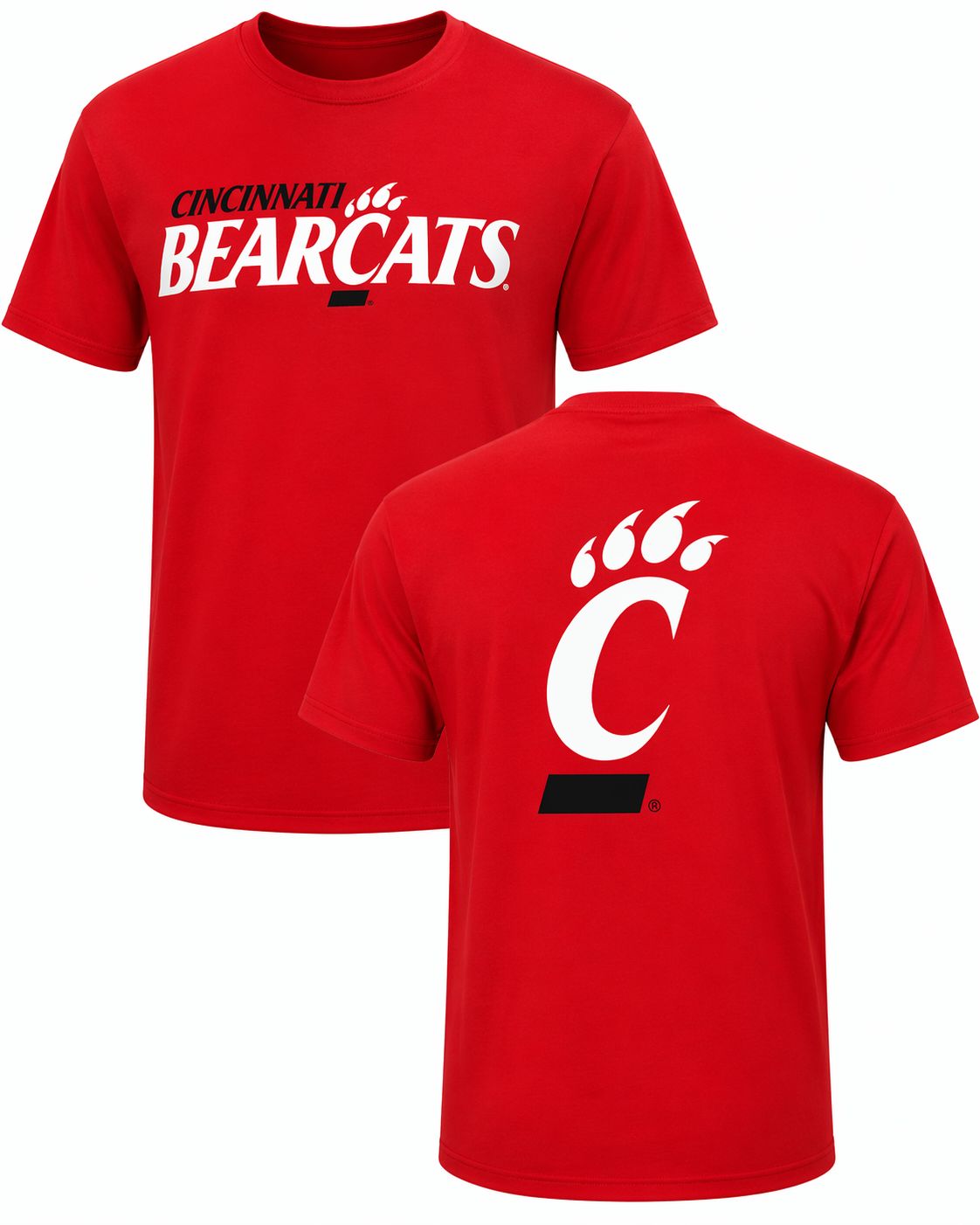Cincinnati Bearcats Champion Logo &amp; C-Paw T-shirt