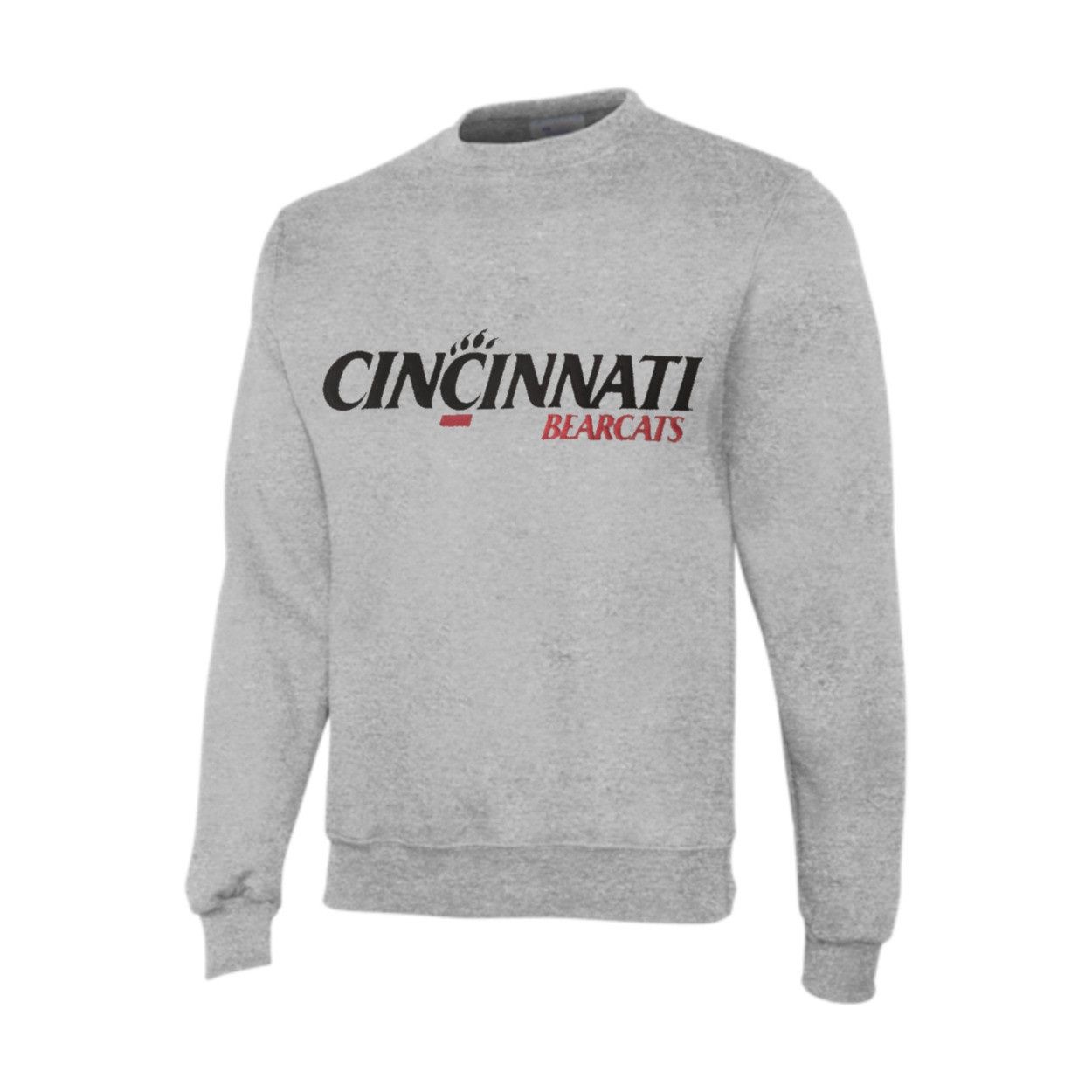 Cincinnati Bearcats Champion Twill Logo Crew, Size: XS