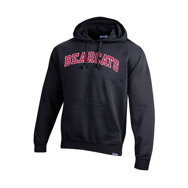 Gear Bearcats Arched Screen Print Big Cotton Hoodie